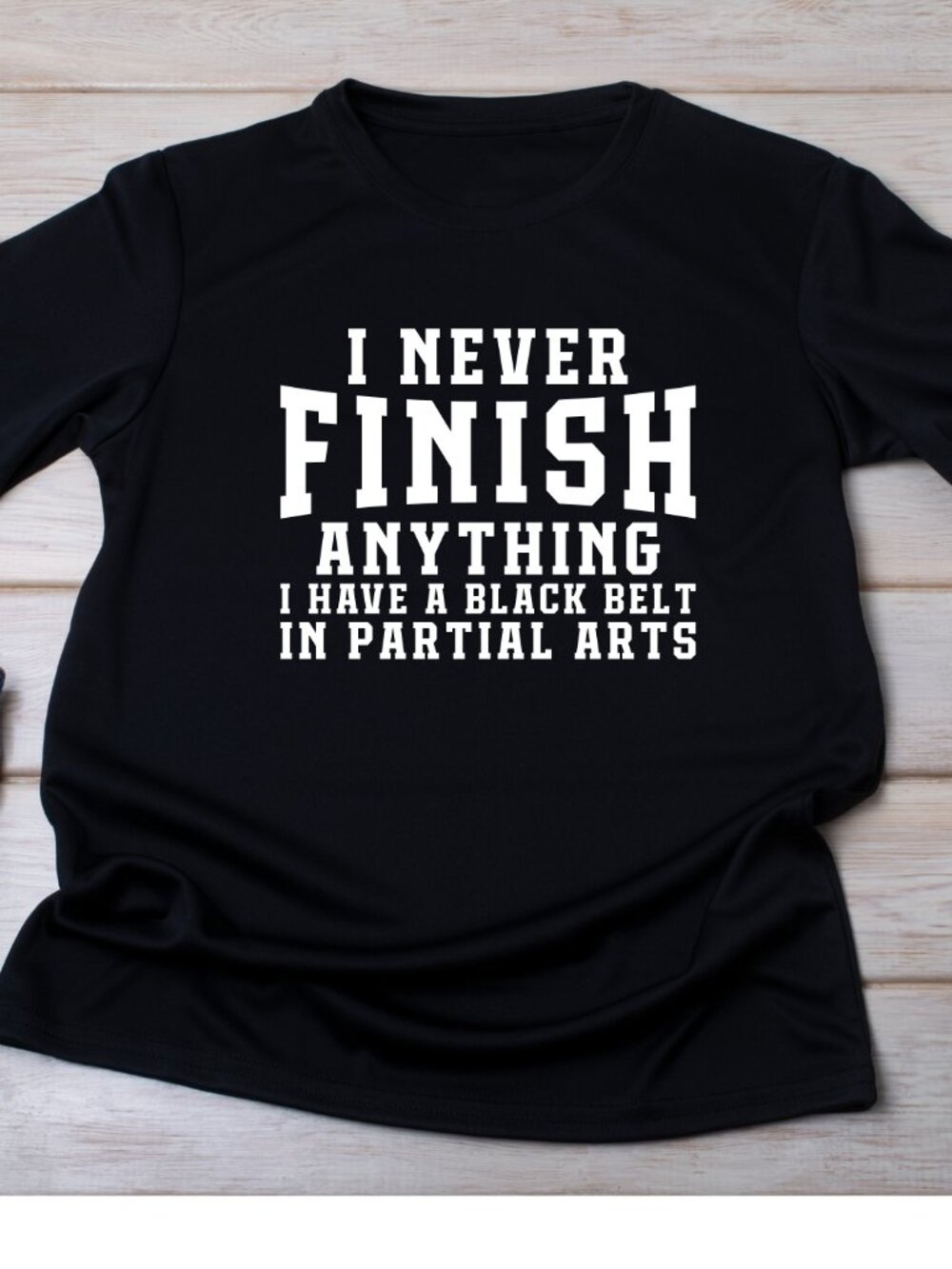 I Never Finish Anything Handmade Tee